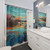 Earsary, Barra Shower Curtains featuring a coastal seascape design