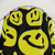 Bright Yellow Melted Smiley Faces Shower Curtain