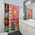 Mosaico Armorial Shower Curtains featuring Brazilian art motifs