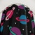 Neon Space Planets Pattern Shower Curtains