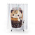 Kawaii Cat Boba Tea Shower Curtain