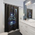 Galaxy-themed shower curtains with surreal outer space design