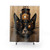 Steampunk Cat Shower Curtain