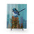 Blue Wren Bird Shower Curtain