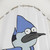 Mordecai and Rigby Pointing Cartoon Shower Curtains