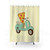 Funny Pizza Delivery Shower Curtains