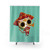 Day of the Dead Cat Shower Curtains