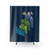 Blue Landscape Design Shower Curtain