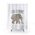 Elephant Shower Curtains for Vibrant Jungle Bathroom Decor