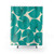 Teal Waterlily Leaves Shower Curtain