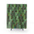 Cactus Garden Shower Curtain with Cute Cats