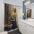 The Milkmaid Shower Curtains - Famous Painting by Dutch Artist Vermeer