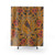 Floral Boho Shower Curtains featuring Crows and Dragonflies