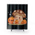 Cute mushroom and pumpkin shower curtain design