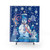Freezy Winterland Shower Curtains - Christmas-Themed Video Game Decor
