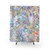 Colorful nature-inspired shower curtain