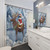 Merry Christmas Cat and Moose Shower Curtains