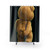 Teddy Bear Shower Curtain with Scratching Design