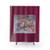 Flower Dragon Shower Curtains - Whimsical Winged Fantasy Design