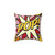 Pop Art Comic Book Pillow - Retro Cool Decor