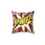 Pop Art Comic Book Pillow - Retro Cool Decor