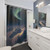 Colorful Aurora Borealis Iceland Shower Curtains