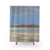 North Uist Vallay Strand Shower Curtain with Scenic Beachscape