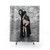 Mona Lisa Kiss My Ass modern art shower curtain