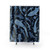 Blue watercolor shark design shower curtain