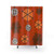 Mid Century Modern Starbursts Orange Shower Curtain
