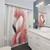 Flamingo Watercolor Shower Curtains