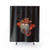 Coffee Dragon Shower Curtain featuring a whimsical dragon design