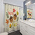 Autumn Themed Shower Curtains with Cute Acorn and Leaf Designs