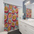 Passion Fruit Patterned Shower Curtain