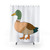 Mallard Duck Shower Curtain with Sweater Design