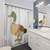 Mallard Duck Shower Curtain with Sweater Design