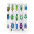 Metallic Beetle Shower Curtain - Colorful Insect Design