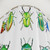 Metallic Beetle Shower Curtain - Colorful Insect Design