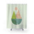 Modern Spring Shower Curtains with Nature-Inspired Artwork