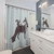 Illustrated Squirrel and Fox Shower Curtain
