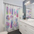 Vibrant Floral Magic Shower Curtains