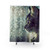 Whimsical cat shower curtains with a bokeh effect