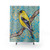 Edward Shower Curtains with Vibrant Songbird Design