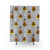 Volcanology Shower Curtains featuring fiery patterns and earth science themes