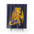 D20 Gold Dragon Shower Curtains