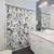 Inked Visions Abstract Black Shower Curtains