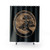 Enso Zen Circle and Bonsai Tree Gold Shower Curtain