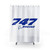 Boeing 747 Logo Shower Curtains for Aviation Enthusiasts