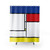 Mondrian Minimalist Shower Curtains by fatfatin