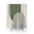 Mid Century Style Line Art Shower Curtains
